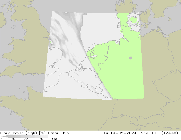Wolken (hohe) Harm .025 Di 14.05.2024 12 UTC