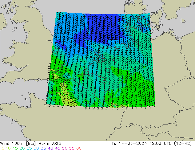 Wind 100m Harm .025 di 14.05.2024 12 UTC