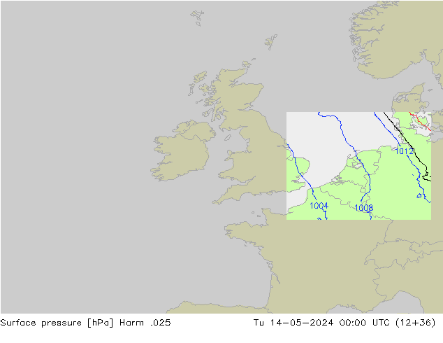 Surface pressure Harm .025 Tu 14.05.2024 00 UTC
