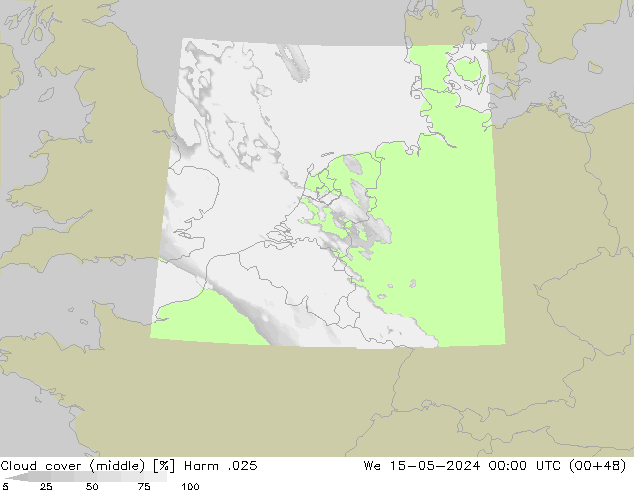 Nubi medie Harm .025 mer 15.05.2024 00 UTC