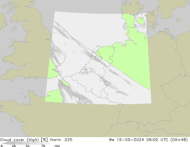 Wolken (hohe) Harm .025 Mi 15.05.2024 06 UTC