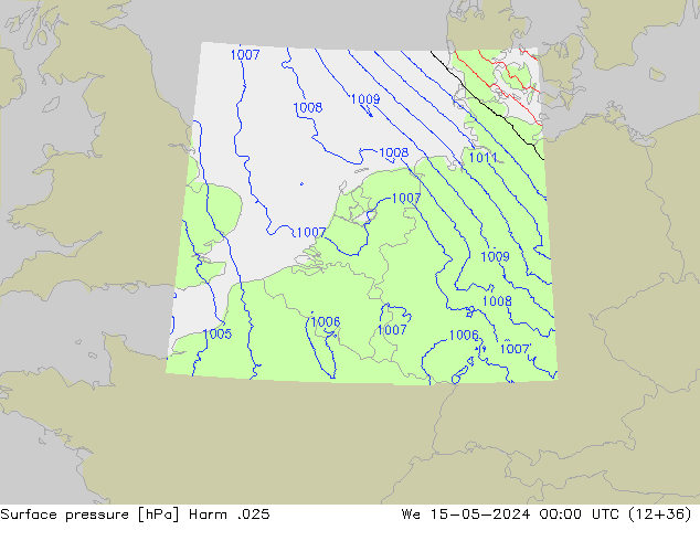 pressão do solo Harm .025 Qua 15.05.2024 00 UTC