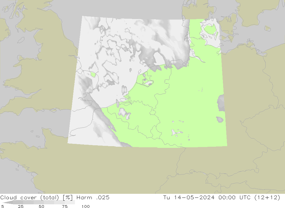 Nuages (total) Harm .025 mar 14.05.2024 00 UTC