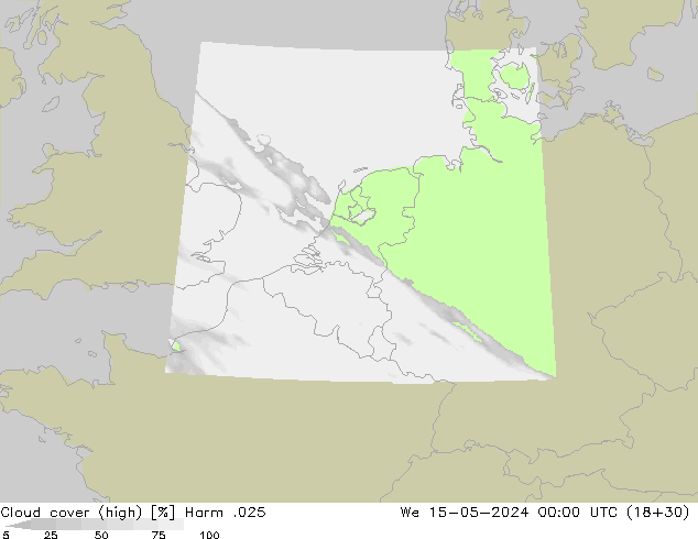 vysoký oblak Harm .025 St 15.05.2024 00 UTC