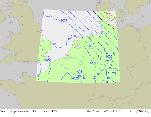 Luchtdruk (Grond) Harm .025 wo 15.05.2024 03 UTC
