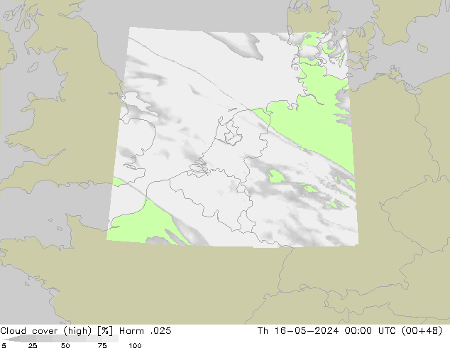 Bewolking (Hoog) Harm .025 do 16.05.2024 00 UTC