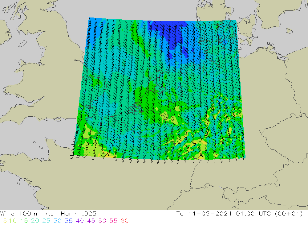 风 100m Harm .025 星期二 14.05.2024 01 UTC