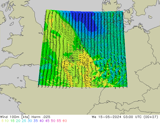 Wind 100m Harm .025 We 15.05.2024 03 UTC