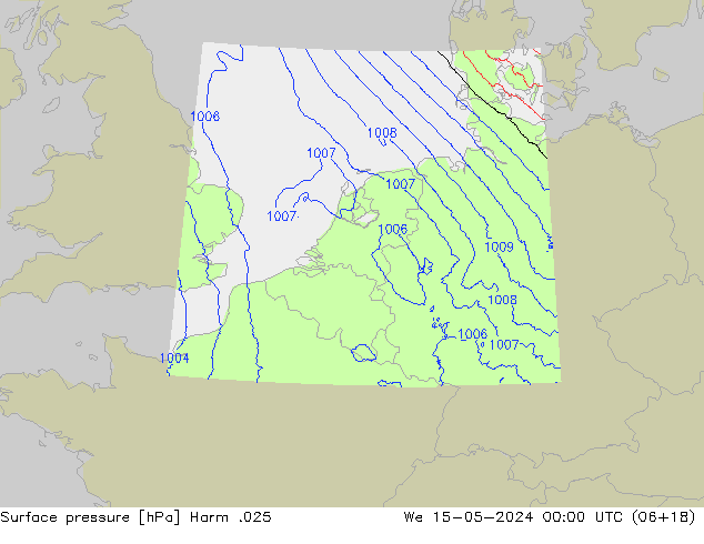 Bodendruck Harm .025 Mi 15.05.2024 00 UTC