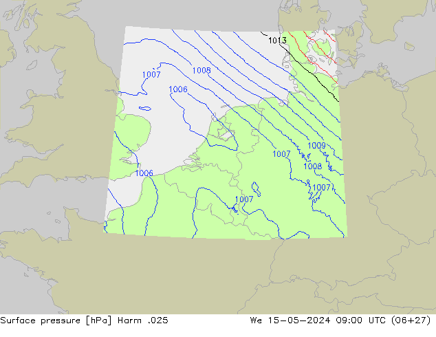 Bodendruck Harm .025 Mi 15.05.2024 09 UTC