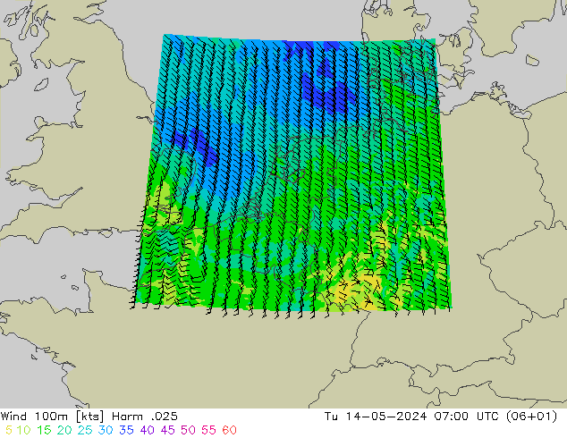 风 100m Harm .025 星期二 14.05.2024 07 UTC
