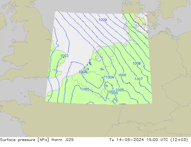 Presión superficial Harm .025 mar 14.05.2024 15 UTC