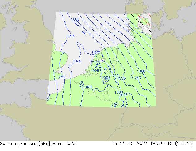 Presión superficial Harm .025 mar 14.05.2024 18 UTC