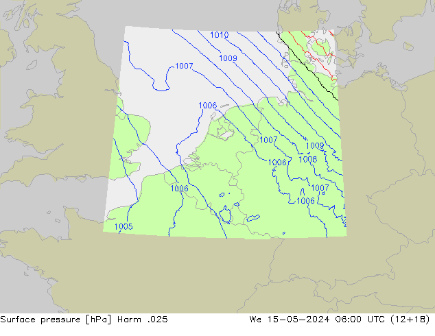 Luchtdruk (Grond) Harm .025 wo 15.05.2024 06 UTC