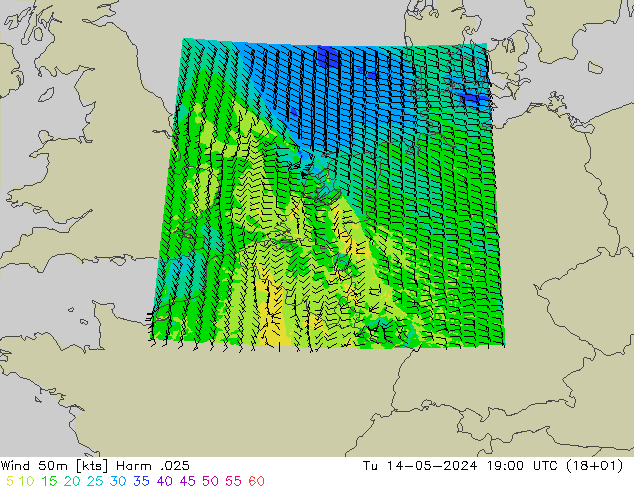 风 50 米 Harm .025 星期二 14.05.2024 19 UTC