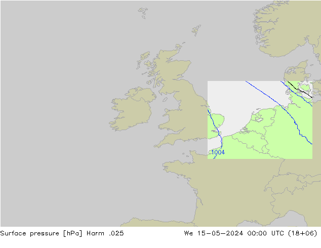 pression de l'air Harm .025 mer 15.05.2024 00 UTC