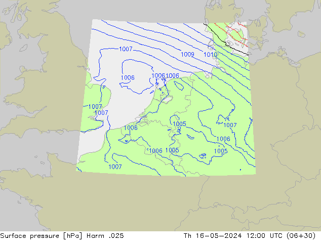 pressão do solo Harm .025 Qui 16.05.2024 12 UTC