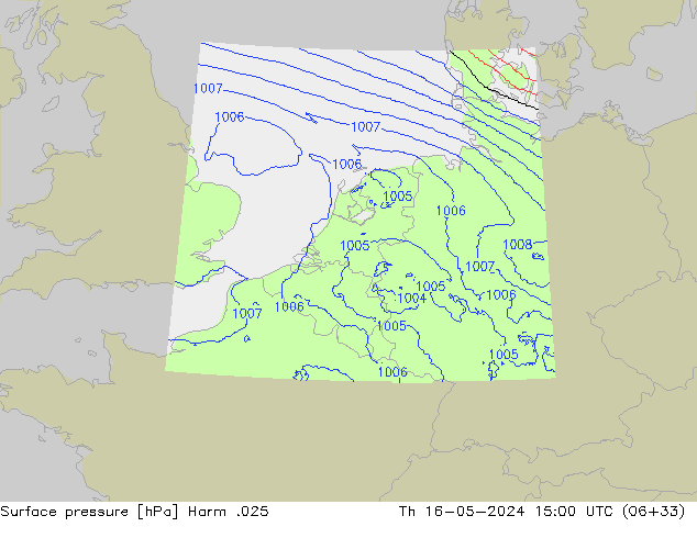 Luchtdruk (Grond) Harm .025 do 16.05.2024 15 UTC