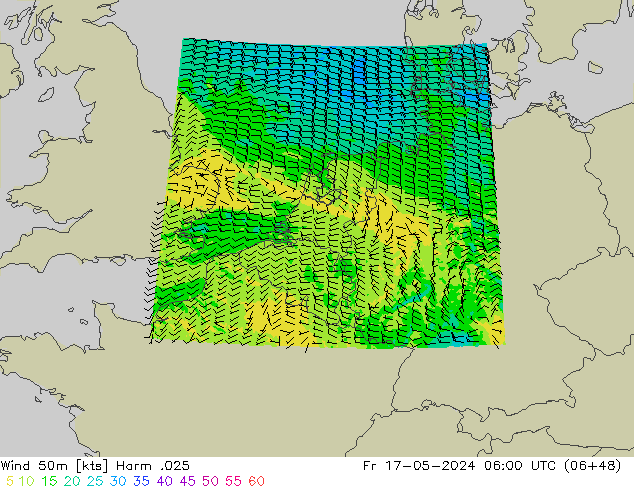 风 50 米 Harm .025 星期五 17.05.2024 06 UTC