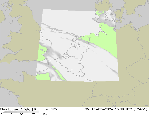 Wolken (hohe) Harm .025 Mi 15.05.2024 13 UTC