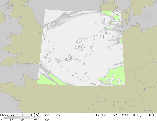 Wolken (hohe) Harm .025 Fr 17.05.2024 12 UTC