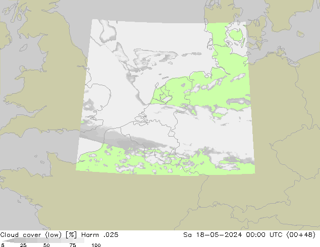 nuvens (baixo) Harm .025 Sáb 18.05.2024 00 UTC