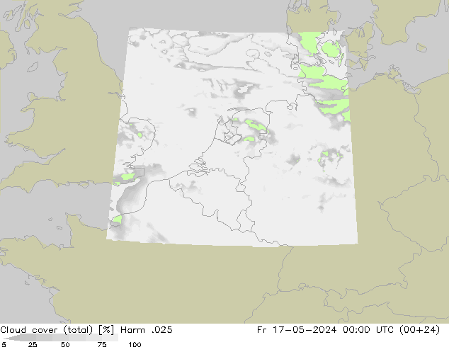 Nubes (total) Harm .025 vie 17.05.2024 00 UTC