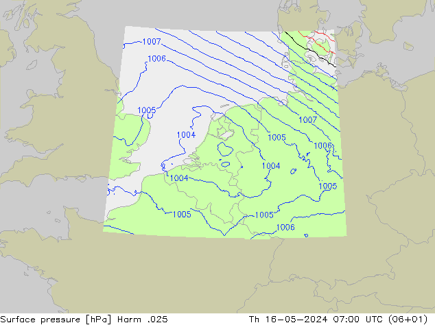 Luchtdruk (Grond) Harm .025 do 16.05.2024 07 UTC