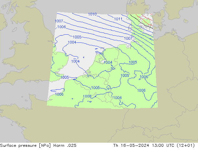 Luchtdruk (Grond) Harm .025 do 16.05.2024 13 UTC