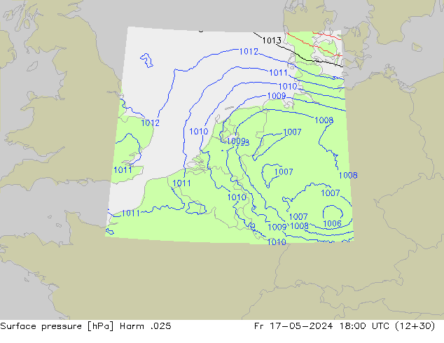 Luchtdruk (Grond) Harm .025 vr 17.05.2024 18 UTC