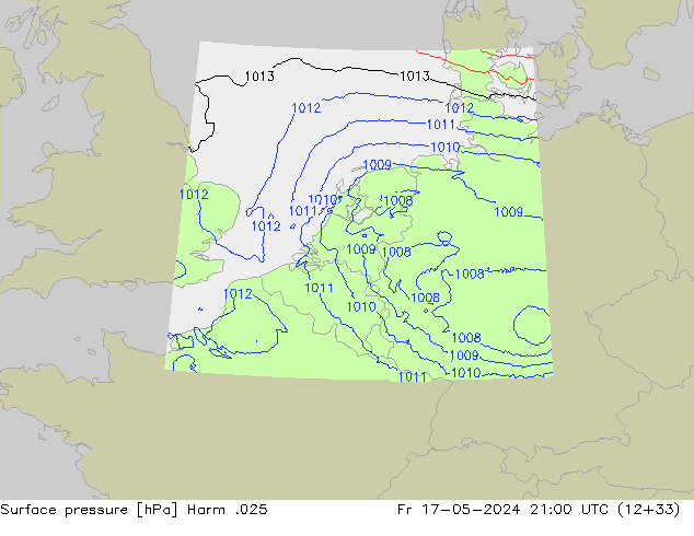 Luchtdruk (Grond) Harm .025 vr 17.05.2024 21 UTC