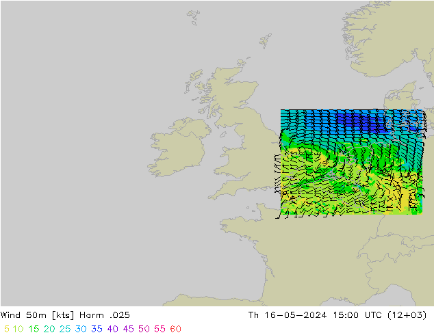 Rüzgar 50 m Harm .025 Per 16.05.2024 15 UTC