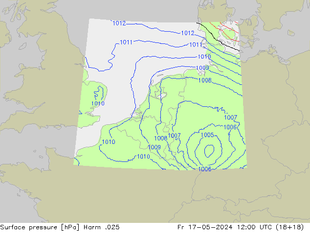 Luchtdruk (Grond) Harm .025 vr 17.05.2024 12 UTC