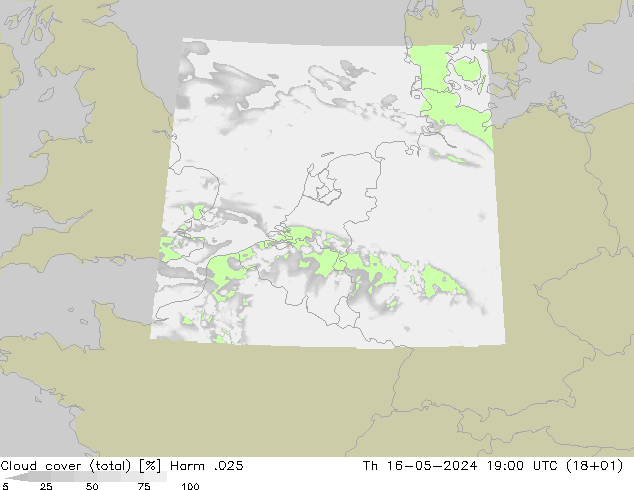 Nubes (total) Harm .025 jue 16.05.2024 19 UTC