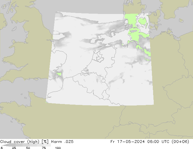 Wolken (hohe) Harm .025 Fr 17.05.2024 06 UTC