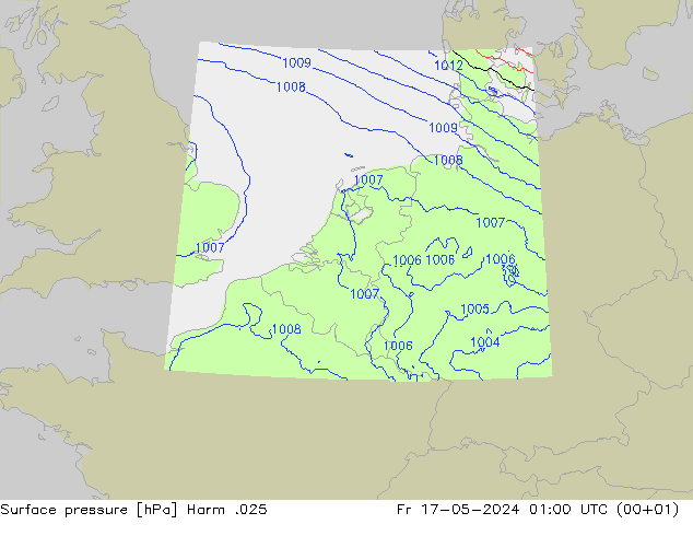 Luchtdruk (Grond) Harm .025 vr 17.05.2024 01 UTC