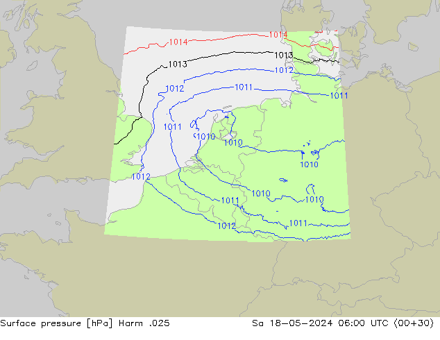 Presión superficial Harm .025 sáb 18.05.2024 06 UTC