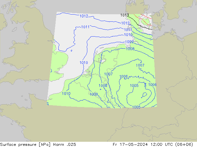 Luchtdruk (Grond) Harm .025 vr 17.05.2024 12 UTC