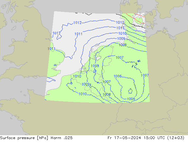 Surface pressure Harm .025 Fr 17.05.2024 15 UTC