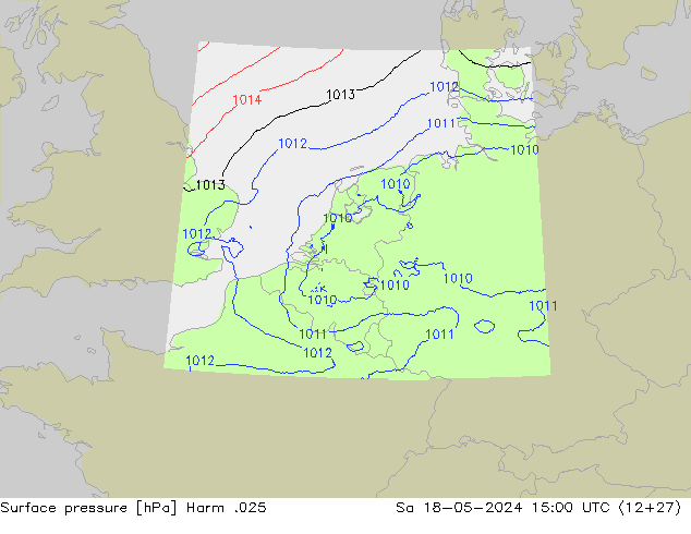 Presión superficial Harm .025 sáb 18.05.2024 15 UTC