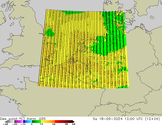 Taupunkt Harm .025 Sa 18.05.2024 12 UTC