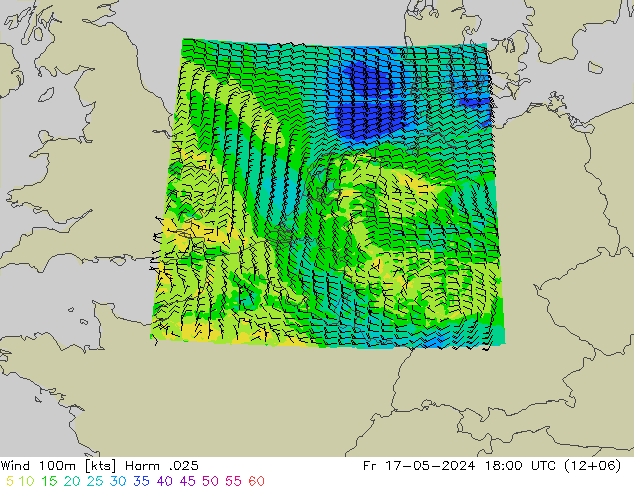 Wind 100m Harm .025 Fr 17.05.2024 18 UTC