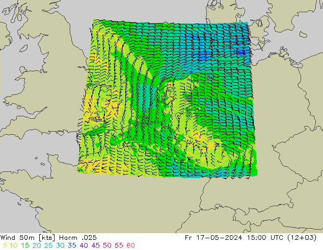 Vento 50 m Harm .025 Sex 17.05.2024 15 UTC