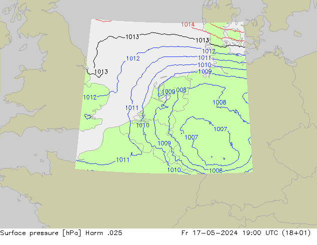 Luchtdruk (Grond) Harm .025 vr 17.05.2024 19 UTC