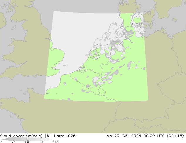 Nubes medias Harm .025 lun 20.05.2024 00 UTC