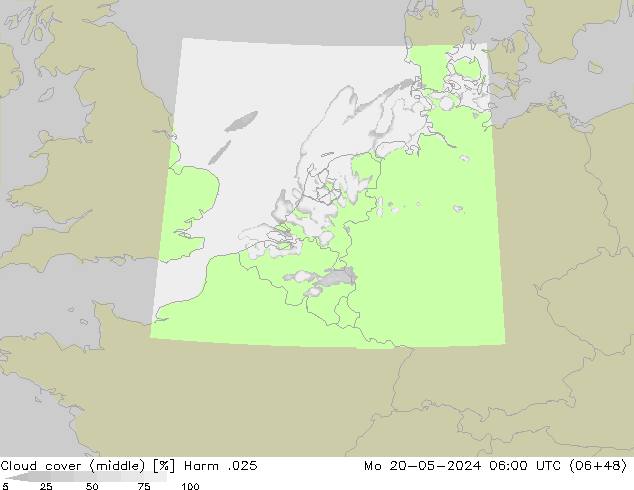 oblačnosti uprostřed Harm .025 Po 20.05.2024 06 UTC