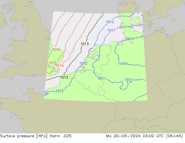 Luchtdruk (Grond) Harm .025 ma 20.05.2024 03 UTC