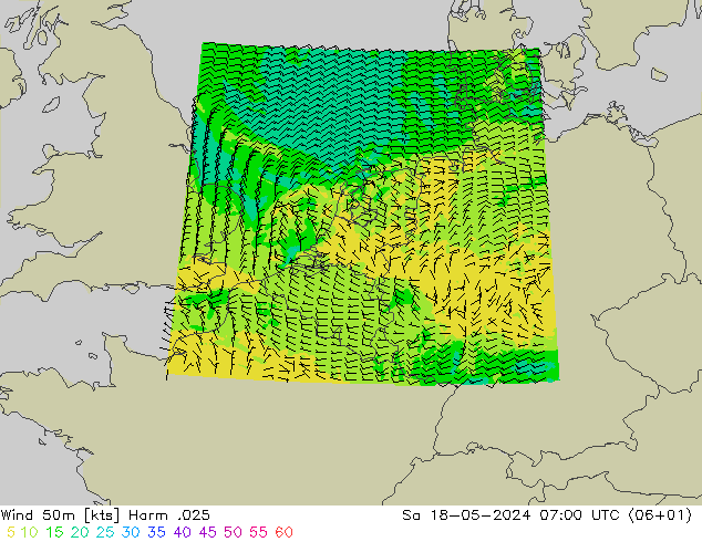ветер 50 m Harm .025 сб 18.05.2024 07 UTC