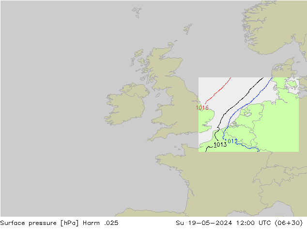 Luchtdruk (Grond) Harm .025 zo 19.05.2024 12 UTC