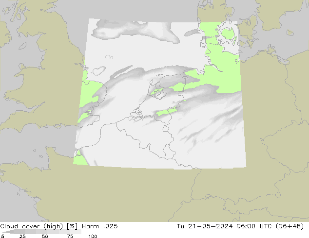 Bewolking (Hoog) Harm .025 di 21.05.2024 06 UTC